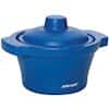 Cole-Parmer Foam Round Ice Bucket with Lid, 2.5 L, Blue