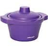 Cole-Parmer Foam Round Ice Bucket with Lid, 2.5 L, Purple