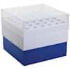 Cole-Parmer Polypropylene Freezer Box, 36 x 15 mL, Blue; 2/Pk
