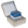 Cole-Parmer Freezer Box, PC, 100-Place, 2", 10.5 mm; 4/Pk