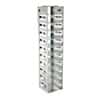 Cole-Parmer Vertical/Chest Freezer Rack with Spring Clips for Standard 2" Boxes, 11 box capacity