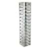 Cole-Parmer Vertical/Chest Freezer Rack with Spring Clips for Standard 2" Boxes, 13 box capacity