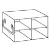 Cole-Parmer Upright Freezer Rack for Standard 3" Boxes, 2 x 2 Array