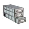 Cole-Parmer Upright Freezer Drawer Rack for 96 Deep-Well Plates or 1 3/4" Max H Boxes, 4 x 3 Array