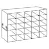 Cole-Parmer Upright Freezer Rack for Standard 2" Boxes, 5 x 6 Array