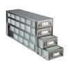 Cole-Parmer Upright Freezer Drawer Rack for 96 Deep-Well Plates or 1 3/4" Max H Boxes, 6 x 4 Array