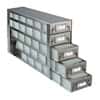 Cole-Parmer Upright Freezer Drawer Rack for 96 Deep-Well Plates or 1 3/4" Max H Boxes, 6 x 5 Array