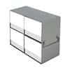 Cole-Parmer Upright Freezer Rack for 15 and 50 mL Centrifuge Tube Boxes, 2 x 2 Array