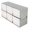 Cole-Parmer Upright Freezer Rack for 15 and 50 mL Centrifuge Tube Boxes, 3 x 2 Array