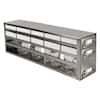 Cole-Parmer Upright Freezer Drawer Rack, 2 Drawers for 10 Boxes & 1 Drawer for Bottles