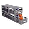 Cole-Parmer Upright Freezer Drawer Rack for Storage Bottles =4 13/16"H; 2 Drawers, area/drawer: 25 1/2" x 4 1/2"