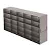 Cole-Parmer Upright Freezer Rack for Microtube Boxes with 2 7/16" Max Height, 5 x 5 Array