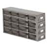Cole-Parmer Upright Freezer Drawer Rack for Microtube Boxes with 2 7/16" Max Height, 4 x 4 Array