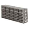 Cole-Parmer Upright Freezer Drawer Rack for Microtube Boxes with 2 7/16" Max Height, 5 x 4 Array