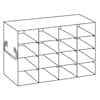 Cole-Parmer Upright Freezer Rack for 25-Place Slide Boxes, 4 x 4 Array