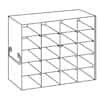 Cole-Parmer Upright Freezer Rack for 25-Place Slide Boxes, 4 x 5 Array