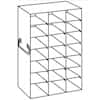 Cole-Parmer Upright Freezer Rack for 25-Place Slide Boxes, 3 x 7 Array