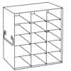 Cole-Parmer Upright Freezer Rack for 100-Place Slide Boxes, 3 x 5 Array