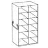Cole-Parmer Upright Freezer Drawer Rack for 100-Place Slide Boxes, 2 x 6 Array