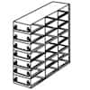 Cole-Parmer Upright Freezer Drawer Rack for 100-Place Slide Boxes, 3 x 7 Array