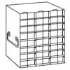 Cole-Parmer Upright Freezer Drawer Rack for 100-Place Slide Boxes, 3 x 8 Array