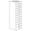 Cole-Parmer Chest Freezer Rack for 100-Place Slide Boxes, 12 Box capacity