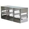 Cole-Parmer Upright Freezer Eco-Rack for Standard 2" Boxes, 3 x 3 Array