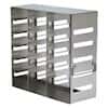 Cole-Parmer Upright Freezer Eco-Rack for Standard 2" Boxes, 3 x 6 Array