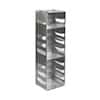 Cole-Parmer Vertical/Chest Aluminum Rack for Standard 2" Boxes, 10 box capacity