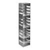 Cole-Parmer Vertical/Chest Aluminum Rack for Standard 2" Boxes, 15 box capacity