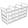 Cole-Parmer Upright Freezer Sliding Tray Eco-Racks for Standard 3" Boxes, 3 x 3 Array