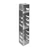 Cole-Parmer Vertical/Chest Aluminum Rack for Standard 3" Boxes, 10 box capacity