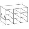 Cole-Parmer Upright Freezer Rack for Standard 3.75" High Boxes, 3 x 3 Array