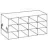 Cole-Parmer Upright Freezer Rack for Standard 3.75" High Boxes, 4 x 3 Array