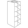Cole-Parmer Vertical/Chest Rack for Large 3.75" High Boxes, 5 box capacity