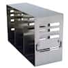 Cole-Parmer Adjustable Upright Freezer Rack for Standard 2" & 3" Boxes; holds (12) 2", (6) 3", or (6) 2"+(3) 3" boxes