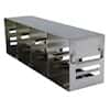 Cole-Parmer Adjustable Upright Freezer Rack for Standard 2" & 3" Boxes; holds (12) 2", (8) 3", or (4) 2"+(4) 3" boxes