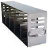 Cole-Parmer Adjustable Upright Freezer Rack for Standard 2" & 3" Boxes; holds (20) 2", (10) 3", or (10) 2"+(5) 3" boxes