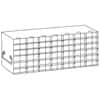 Cole-Parmer Upright Freezer Rack for 50-Cell Hinged Top Plastic Boxes, 7 x 6 Array