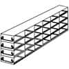 Cole-Parmer Upright Drawer Freezer Rack for 0.2 mL Tube 96-Well PCR Boxes, 6 x 4 x 2 Array