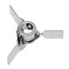 Cole-Parmer 316 Stainless Steel Turbine Impeller, 2" dia x 5/16" bore dia