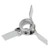Cole-Parmer 316 Stainless Steel Turbine Impeller, 2" dia x 3/8" bore dia