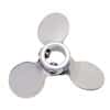 Cole-Parmer 316 Stainless Steel three-blade impeller, 2" dia x 3/8" bore dia