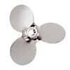 Cole-Parmer 316 Stainless Steel three-blade impeller, 3" dia x 5/16" bore dia