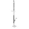 Industrial Mixer Lift Stand, Winch; 42-82" Height