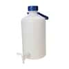 Cole-Parmer Heavy-Walled HDPE Carboy w/ Spigot, narrow mouth, 5 L
