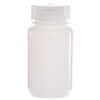 Cole-Parmer Wide-Mouth Plastic Bottle, HDPE, 125mL (4oz); 12/PK
