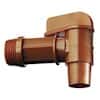 HDPE Faucet with 3/4" NPT(M) Thread, 5/Pk