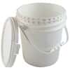 Cole-Parmer Screw-Top HDPE Pail with Handle, 2.5 Gal (10 L)