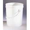 Stackable high-density polyethylene pail, 1 gallon